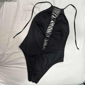 Cutout one piece swimsuit